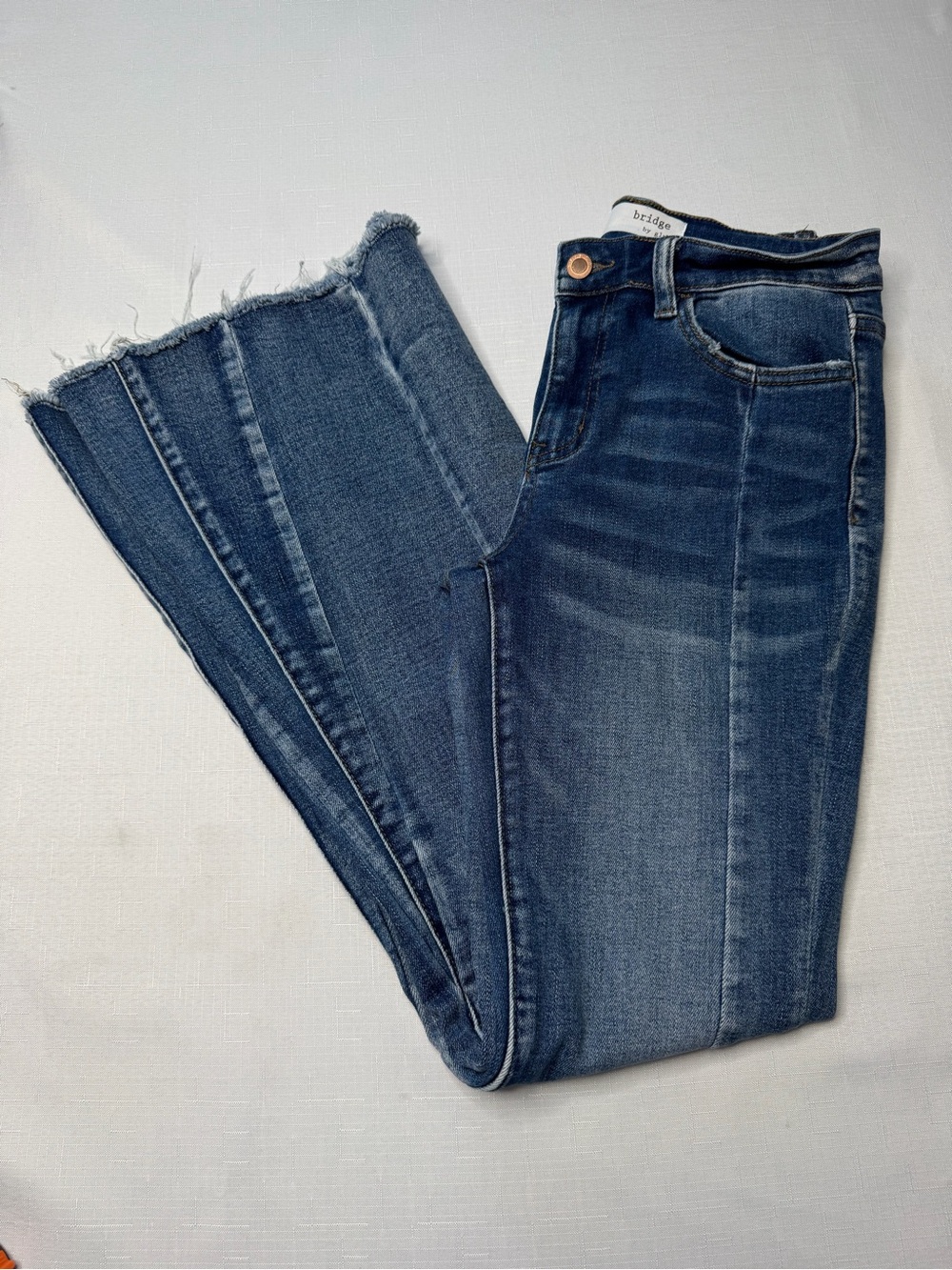 Women’s Dark Blue Bridge by gly Jeans size 28 flare leg